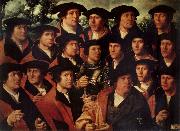 Group portrait of the Shooting Company of Amsterdam JACOBSZ, Dirck